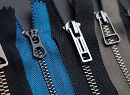 Commonly used washing methods and precautions for zippers.