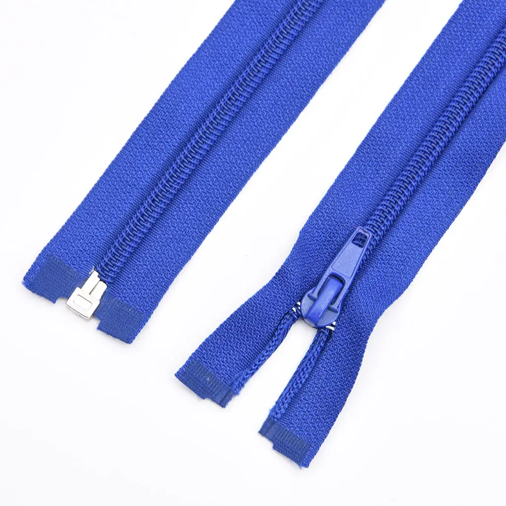 Custom Wholesale Coil Zipper with Nylon Tooth Opening