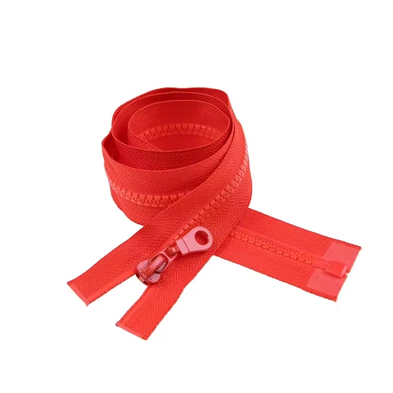 Custom Long Chain Open End Plastic Zipper Manufacturer