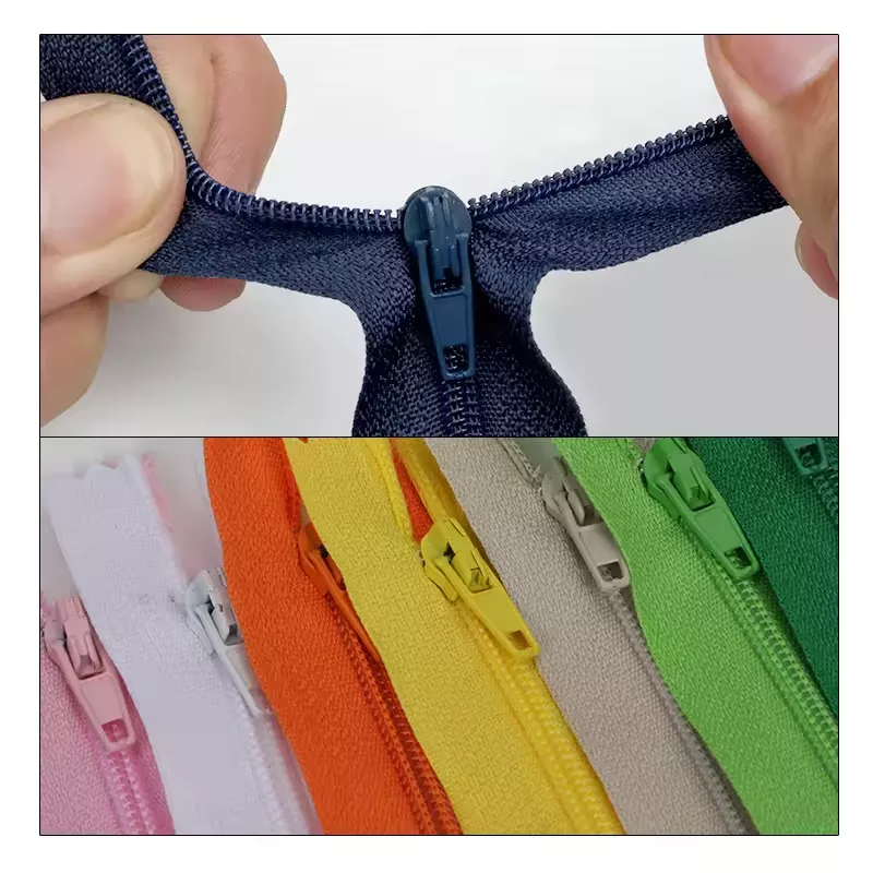 Nylon Zipper High-Quality Closed-End Zipper For Pocket Bags Boots